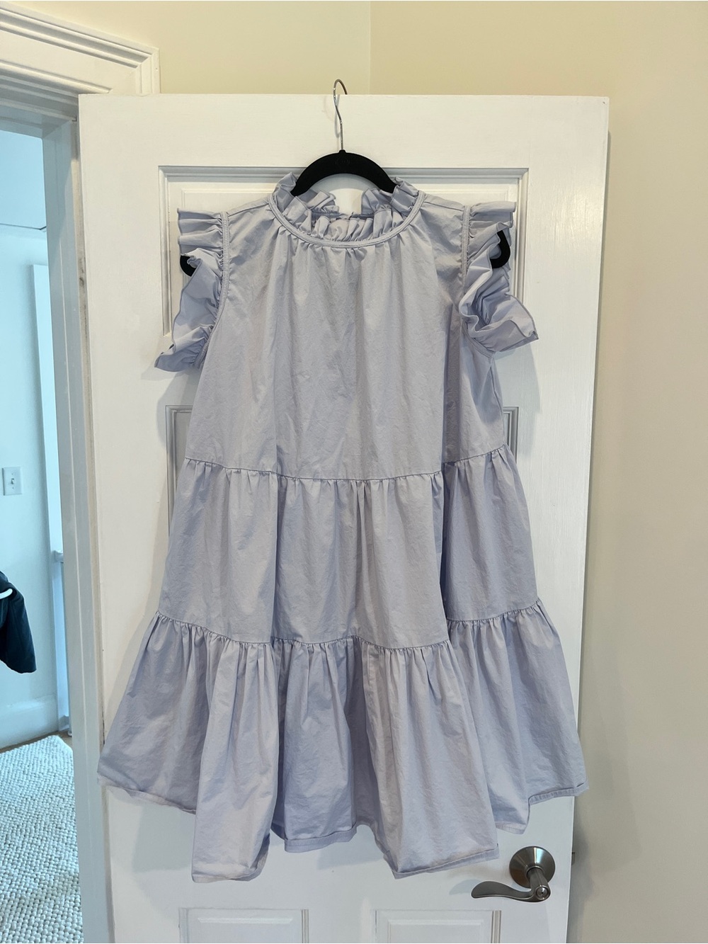 MONICA NERA Baby Blue Luna Dress